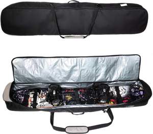 Échantillon gratuit Sac de transport pour snowboard de voyage en plein air imperméable en gros Équipement de snowboard Sac de transport pour snowboard à roulettes Housse de transport Sacs de rangement - Product Image 1