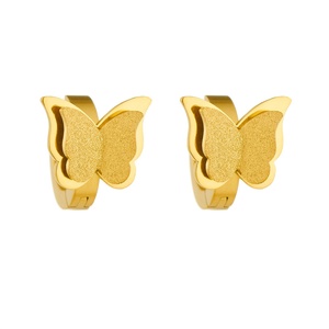 Set di Gioielli MW Impermeabile Placcato Oro 18K in Acciaio Inossidabile con Ciondolo a <span class=keywords><strong>Farfalla</strong></span> Collana Orecchini <span class=keywords><strong>Anello</strong></span> per Donna Nuova Collezione - Product Image 5