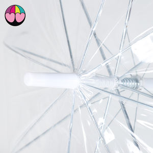<span class=keywords><strong>Parapluie</strong></span> d'extérieur <span class=keywords><strong>Parapluie</strong></span> droit bon marché de Chine Parapluies transparents POE semi-automatiques à ouverture automatique pour adultes - Product Image 6