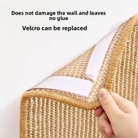 Griffoir mural vertical en sisal pour chat, résistant à l'usure, anti-chute de fibres, protection de canapé, jouet pour chat, design mignon