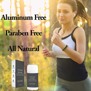 Private Label Long protection Cream Long Last Scent All Natural &amp; Organic Lavender Tea Tree Deodorant <strong>Stick</strong> - Product Image 4