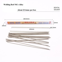 Bâtonnets de soudure dentaire en alliage nickel-chrome, bandes de soudure dentaire, consommables de soudage pour couronnes en porcelaine et prothèses dentaires en laboratoire