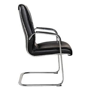 Venta al por mayor de muebles modernos, silla de oficina para invitados, silla de visita, silla de trabajo de cuero apilable con brazo - Product Image 4