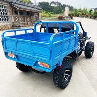 Zhenda Prix usine 250cc Essence Nouveau Buggy/UTV de luxe en acier à quatre roues, Mini camionnette agricole biplace, Garantie 1 an