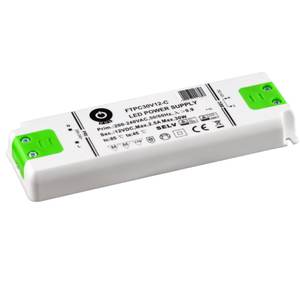 Controlador LED Mean Well FTPC30V24-C de 30W 350mA, convertidor de corriente constante AC-DC de un solo canal - Product Image 1