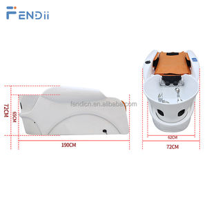 Arredamento per Saloni da Parrucchiere Lettino da Lavaggio Elettrico Massaggiante <span class=keywords><strong>Head</strong></span> Spa con Circolazione dell'Acqua - Product Image 5