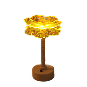 Lampada da Tavolo LED di Design Minimalista Moderno, Semplice e Lussuosa in Acrilico, Regalo Creativo con Motivo Girasole, Decorativa <span class=keywords><strong>per</strong></span> Camera da Letto Femminile - Product Image 5