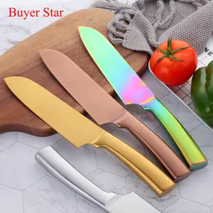 थोक स्टेनलेस स्टील रंग का slicer चाकू सब्जी चाकू कटौती चाकू सब्जी नक्काशी के लिए