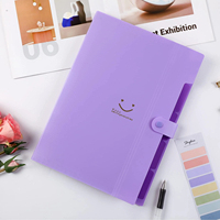 Carpeta de Archivos Expandible Tamaño Carta A4, Organizador de Acordeón de 5 Bolsillos con Etiquetas, Almacenamiento de Documentos Impermeable para Oficina y Escuela