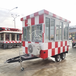 Chine Restaurant Mobile Snack Bar Cuisine Fast Food Van Foodtruck Concession Alimentaire Pizza Traiteur Remorque Food Truck Usa - Product Image 3