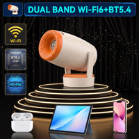 Nouveau projecteur intelligent HY330 720P 200 Ansi Lumens 5G Wifi 6 BT5.2 Android 14 Cinéma Théâtre Mini Projecteur LED portable pour la maison