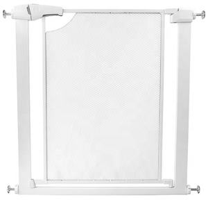 Barrière de sécurité enfant en métal, barrière pour animaux domestiques avec extension, barrières de sécurité pour bébés pour escaliers et portes, barrières de sécurité à fixation par pression - Product Image 2