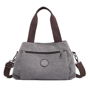 Fashion <b>Multi</b> <b>Compartment</b> Tote Purse <b>Bags</b> Shoulder <b>Bag</b> Vintage Canvas Crossbody <b>Bag</b> Hobo Handbags for Women - Product Image 1