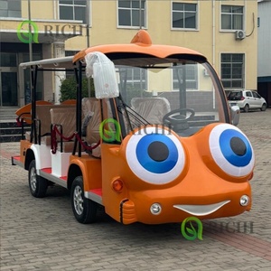 Atmósfera divertida Tema Dibujos animados Autobús turístico Coche al aire libre 14-17 Asiento Turismo Vehículo eléctrico <span class=keywords><strong>para</strong></span> <span class=keywords><strong>eventos</strong></span> Tours - Product Image 2