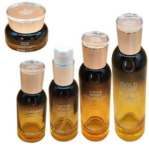 Pot <span class=keywords><strong>en</strong></span> <span class=keywords><strong>verre</strong></span> ambré vide de 5, 10, 15, 20, 30, 50, 100 g ou 1 oz, rond, pour crème, soin de la peau, cosmétiques, <span class=keywords><strong>avec</strong></span> couvercles - Product Image 2