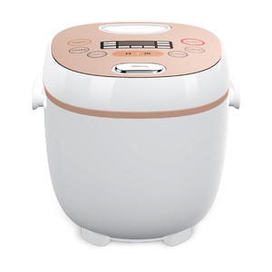 Cuisinière à <span class=keywords><strong>riz</strong></span> électrique en céramique noire argentée antiadhésive 2,0 L avec spatule et tasse à mesurer, usage domestique 350 W - Product Image 1