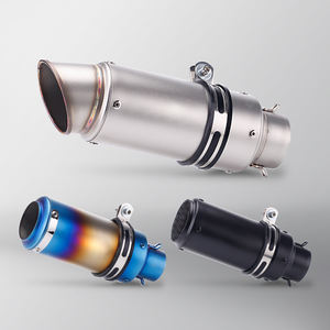 Pot d'échappement universel pour moto 51/60 mm en inox avec DB Killer pour Z900 <span class=keywords><strong>R3</strong></span> R25 MT07 MT09 R1 Z400 Z650 - Product Image 3