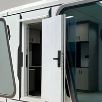 Maison-capsule spatiale étanche, unité hôtelière préfabriquée moderne pour complexe de villégiature
