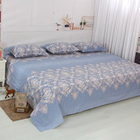 Ensemble de literie de luxe en gros de haute qualité : taies d'oreiller, draps, couette king size et couette bébé pour la maison