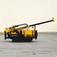 Foreuse hydraulique intelligente à commande intégrale avec mât de contact au sol pour le forage de murs de soutènement