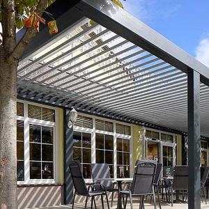<span class=keywords><strong>Pergola</strong></span> motorisée <span class=keywords><strong>Polycarbonate</strong></span> Toit Bali 10x12 <span class=keywords><strong>4x3</strong></span> Mimosa Gazebo extérieur motorisé Moderne Aluminium Louvre R - Product Image 1