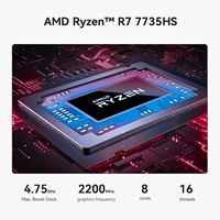 Mini PC Beelink SER5 MAX 7735HS con Procesador AMD Ryzen 7, 24 GB de RAM LPDDR5, SSD de 500 GB, WiFi6, BT5.2, HDMI 4K, DP, Tipo-C, Computadora de Escritorio