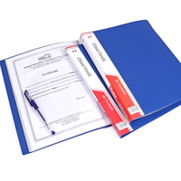Carpeta de Documentos Transparente Foska, con 10, 20, 30, 40, 60, 80, 100 Bolsillos de Plástico A4, Protector de Hojas Transparente, Caja Organizadora con Patrón
