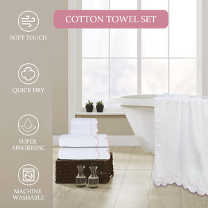 Modern Rectangular Disposable Quick-Dry <b>Bath</b> <b>Towel</b> <b>Set</b> with Hand-embroidered Leopard Print and Water-absorbing Property - Product Image 3