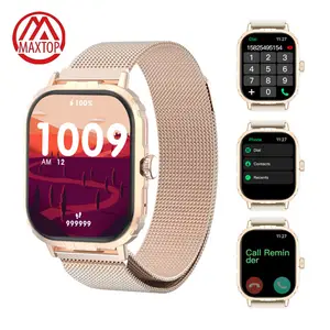 Smartwatch Maxtop Smartwatch Factory Manufacturer Custom Call Sport Wristwatch Men Women Wearable Device OEM ODM Reloj Smart Watch