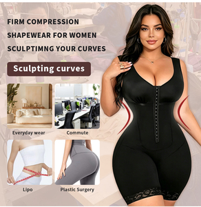 Vente en gros de Fajas Colombianas Reductrices et Modelantes à <span class=keywords><strong>Haute</strong></span> Compression, Phase 2 Post-Opératoire, Gaine Amincissante et Rehausseur de Fesses BBL, en Gros - Product Image 3