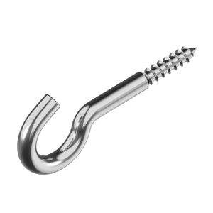 Ojal de tornillo abierto para vasos de acero inoxidable 4x40mm Duradero y resistente a la oxidación - Product Image 1