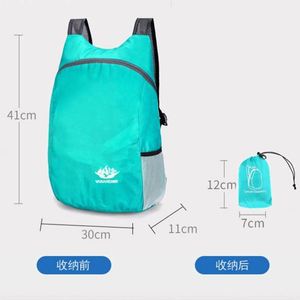 Sac à dos de randonnée pliable pour le voyage, résistant à l'eau, léger et compressible pour le camping - Product Image 2