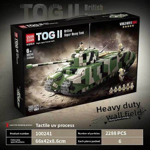 Modello di Veicolo Blindato Pesante Earth Dog TOG II da 100241 Pezzi - Giocattolo di Assemblaggio in Plastica ABS per Ragazzi, Disponibile per Drop-Shipping - Product Image 2