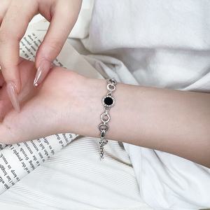 Pulsera de Cadena de Plata de Ley 925 con Diseño Personalizado para Mujer, Joyería de Plata Elegante y Sencilla, Accesorio de Plata de Alta Calidad - Product Image 4