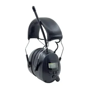 Casque de protection auditive OEM GS181D avec équipement de défense personnelle radio FM/AM