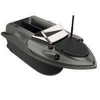 SmarMannDWC-002 Bateau de pêche RC 12V avec sonar GPS, télécommande, capacité de charge de 3 kg, alliage ABS, portée de 800 m