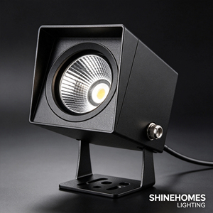 Projecteur LED COB/SMD carré extérieur étanche en aluminium IP65 avec support, faisceau multiple pour villa, arbre, allée, aménagement paysager - Product Image 4