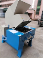 Broyeur et déchiqueteur automatique de plastique PET rigide avec moteur, petit broyeur de recyclage 10 CV