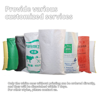 Sacs tissés en polypropylène vierge 100 % écologiques, fabrication directe, 20 kg/25 kg/50 kg, impression offset logo personnalisé, pour riz et farine
