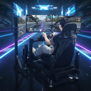 منصة محاكاة سباقات YHY F1 للترفيه التجاري في الحدائق الترفيهية مع نظام محاكاة حركة السيارة - Product Image 1