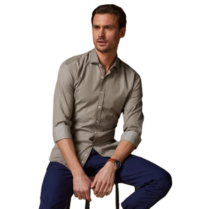 Alta calidad de los hombres 100% algodón Slim Fit manga larga para Polo sólido otoño vacaciones colores al por mayor precio barato Banglades - Product Image 4