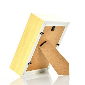 5*7 madera de nogal MDF decoración arte imagen foto marco profundo 3D sombra caja marco con plexiglás - Product Image 4