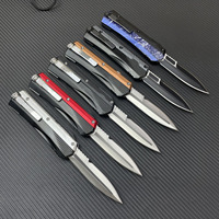 Couteau de poche pliable Microt Premium M390 en acier avec manche en alliage d'aluminium pour la survie en plein air, la chasse, le camping, EDC, pour la défense personnelle