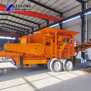 YG Hot Sale Pe150x250 Mobile Gold Ore diesel Rock <strong>Jaw</strong> <strong>Crusher</strong> Machine Stone <strong>Crusher</strong> with Vibrating Screen - Product Image 2