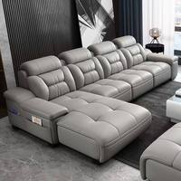 Canapé d'angle modulable en similicuir moderne et minimaliste avec rembourrage en éponge pour salon - Vente en gros