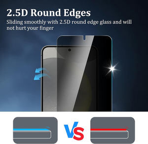 Protector de Pantalla de Vidrio Templado con Privacidad y Desbloqueo de Huella Dactilar 9H 2.5D OEM para Samsung S25-S27 Ultra, Resistente a Arañazos, Táctil Sensible - Product Image 3