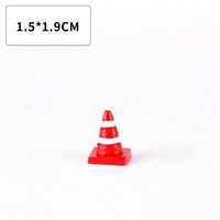 Artisanat 3D Miniature Artificielle Style Résine Cabochon Décoration de La Maison Signal De Trafic Thème Street View pour Cadeaux