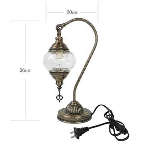 Sıcak satış fas DIY LED E14 türk mozaik lamba kiti Modern tarzı demir cam malzeme elektrik güç okuma odası kullanımı için - Product Image 6