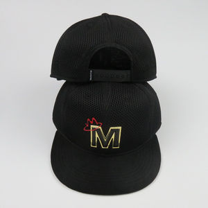 Gorra de Béisbol Personalizada de 6 Paneles con Visera Plana, Malla Completa, Insignia y Cierre a Presión con Soldadura Sónica, Gorra de 6 Paneles de Metal, 100% Poliéster, Unisex - Product Image 2