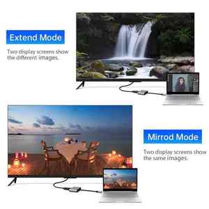 USBC PD 100w USB3.0 adaptörü dönüştürücü 4K port çok fonksiyonlu USB HUB tipi C HDMI USB 3.0 USB-C adaptör kablosu 3 in 1 - Product Image 5